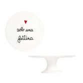 Taartstandaard van steengoed - Just a Slice