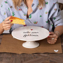 Taartstandaard van steengoed - Just a Slice