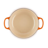 Evolution ronde gietijzeren cocotte, oranje, Ø 20