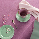 Schmutzabweisende Myrtentischdecke 155x155 cm - 4 Plätze