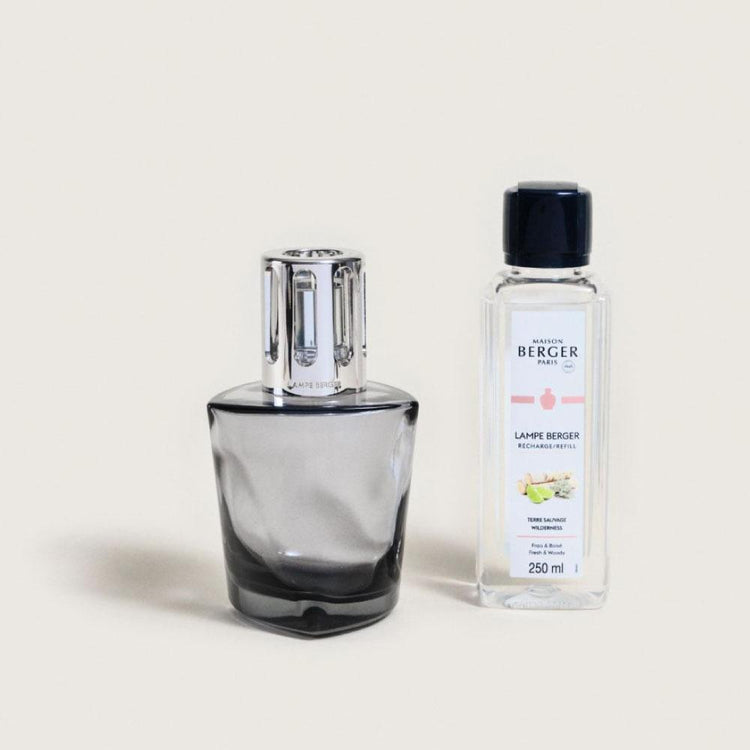 Katalytische Lampe TERRA Noir Box mit 250 ml Terre Sauvage