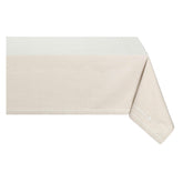 Ecrufarbene Tischdecke „Ammanto“