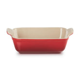 Pirofila rettangolare Tradition in gres vetrificato ciliegia 19 cm