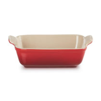 Pirofila rettangolare Tradition in gres vetrificato ciliegia 19 cm