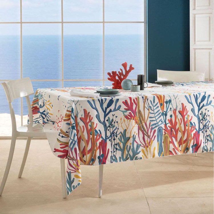 Panarea schmutzabweisende Tischdecke 155x230 cm - 8 Plätze