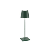 Lampada da tavolo poldina Pro verde scuro