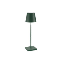 Lampada da tavolo poldina Pro verde scuro