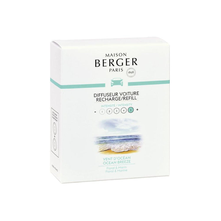 Doos met 2 navullingen voor Auto Vent d'Ocean Diffuser