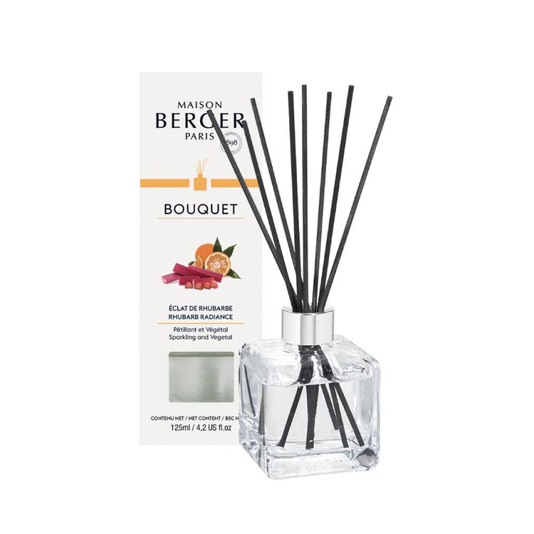 Bouquet Cube met stokjes - Rabarber Burst 125 ml