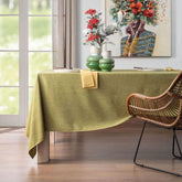 Schmutzabweisende Tischdecke Kardamom 155x180 cm - 6 Plätze