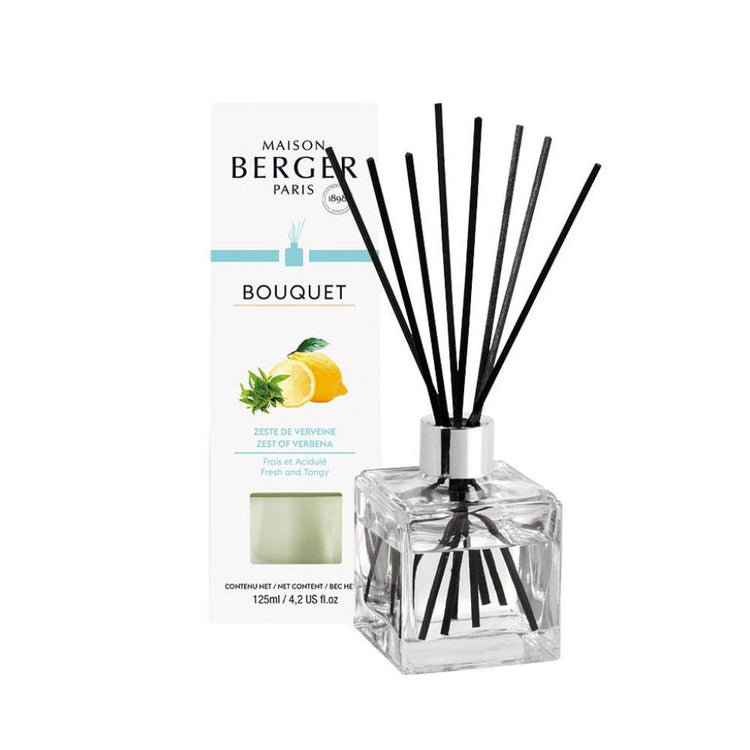 Bouquet Cube met stokjes - Verbena Zest 125ml