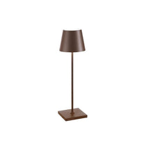Lampada da tavolo poldina Pro corten
